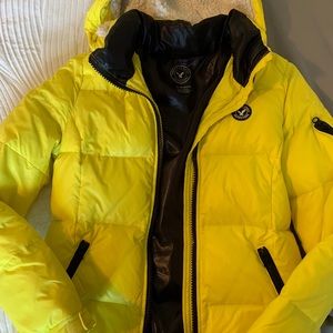 American Eagle Yellow Puffer Coat